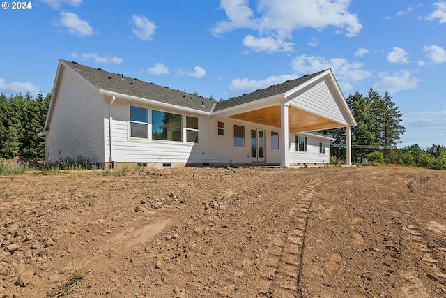 view of rear view of house