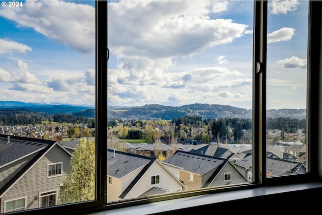 view of property view of mountains