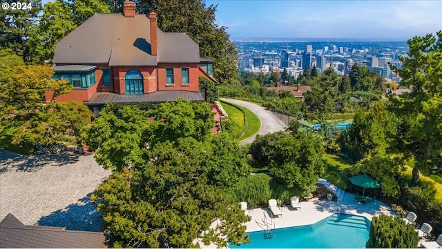 1816 SW Hawthorne Ter, Portland, OR 97201 - drone / aerial view of a tree filled landscape