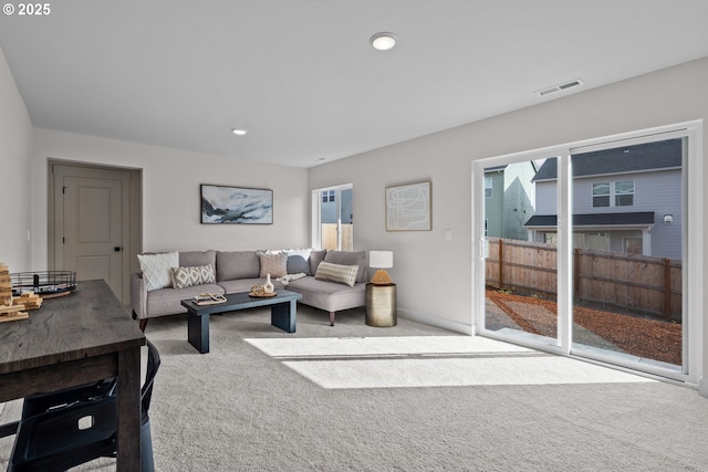 12785 SW Trask St, Beaverton, OR 97007 - carpeted living room with recessed lighting
