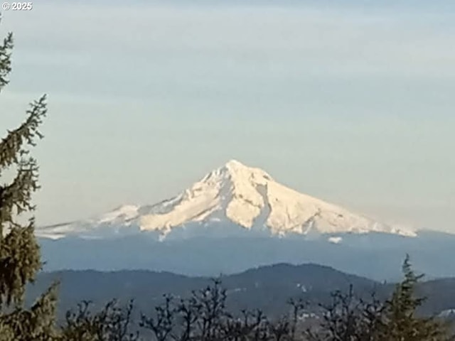 view of mountain feature