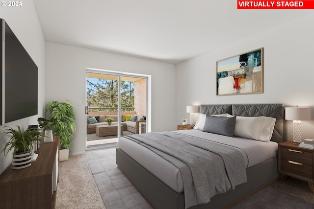 6665 W Burnside Rd Unit 413, Portland, OR 97210 - bedroom with access to outside