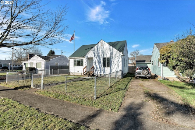 view of bungalow-style house