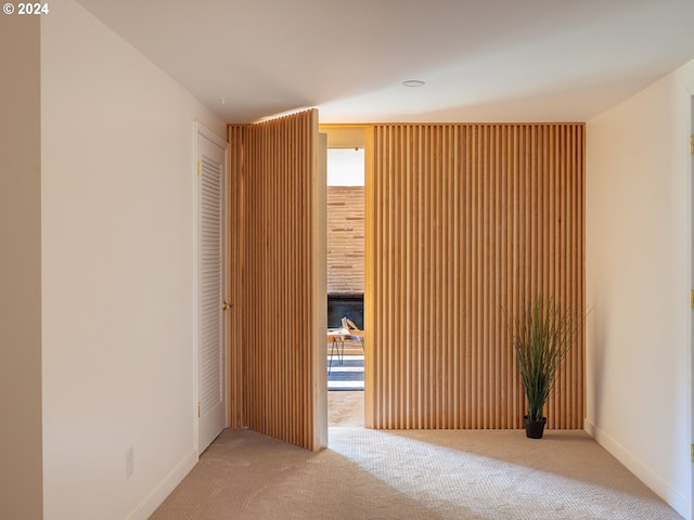 unfurnished room featuring carpet floors