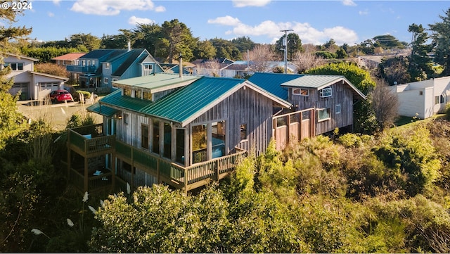 view of rear view of property