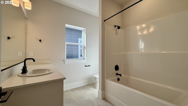 13910 SW 166th Ave, Tigard, OR 97223 - full bathroom featuring vanity, shower / tub combination, and tile patterned floors