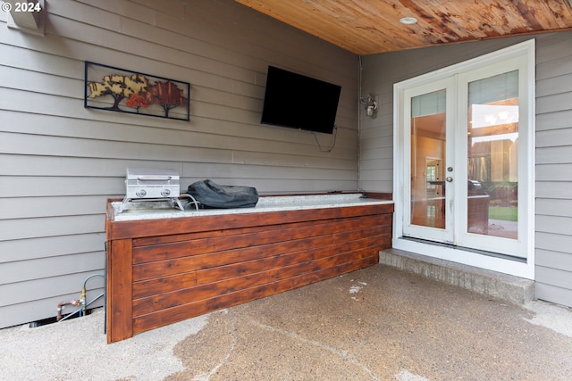 view of patio / terrace with french doors