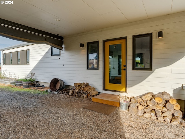 view of entrance to property