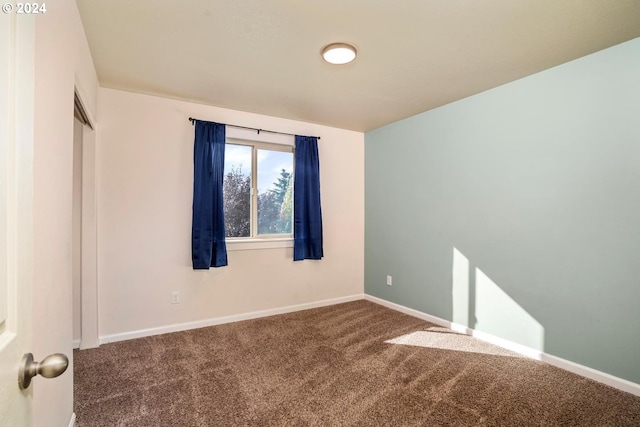 spare room featuring carpet floors