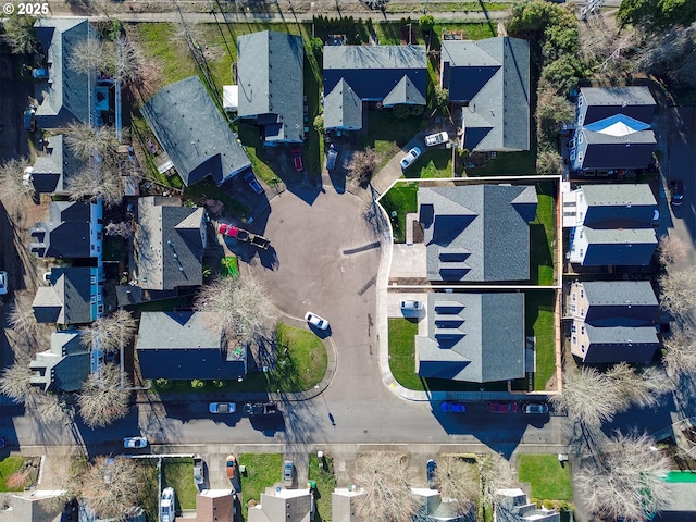 drone / aerial view featuring a residential view