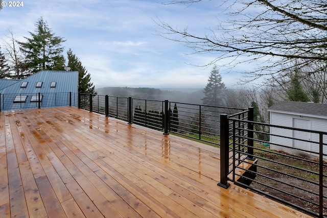 view of deck