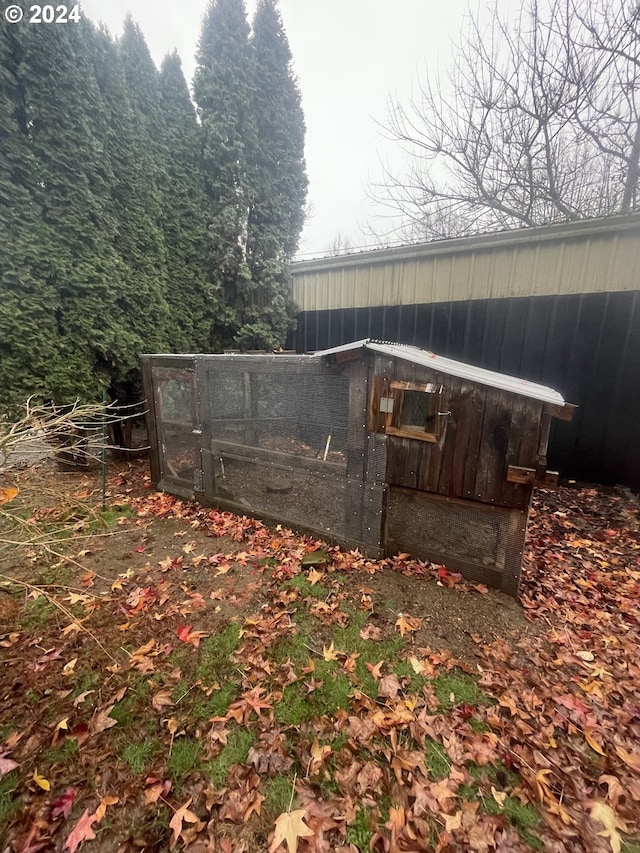 view of outbuilding