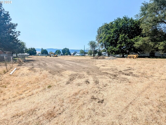 view of yard featuring a rural view