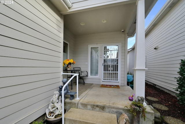 view of entrance to property