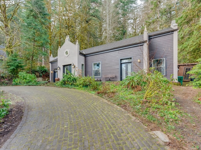 71465 Northshore Dr, Birkenfeld, OR 97016 - view of front of property with a chimney