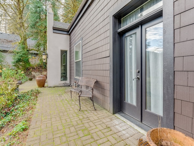 view of patio / terrace with french doors