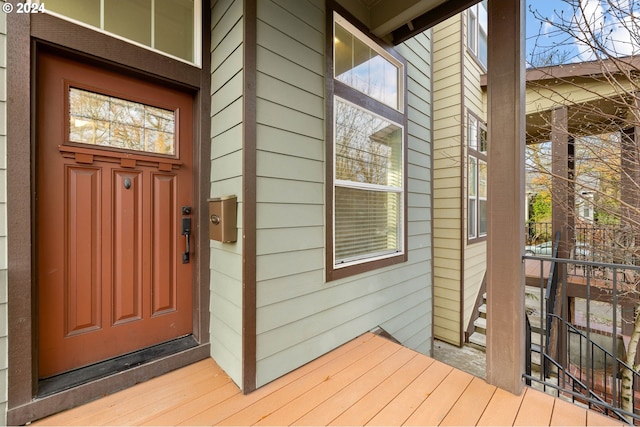 view of property entrance