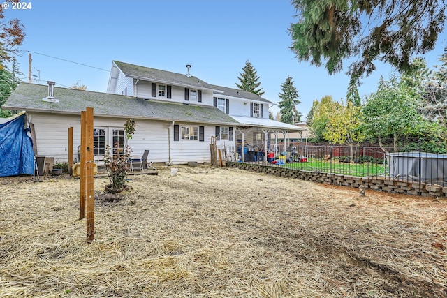 view of rear view of house