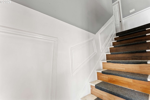 view of staircase
