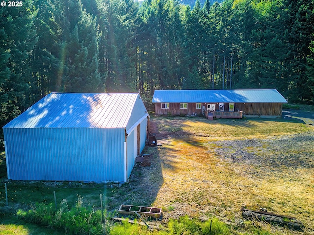 42 Fellers Rd, Carson, WA 98610 - view of outbuilding with an outbuilding and a wooded view