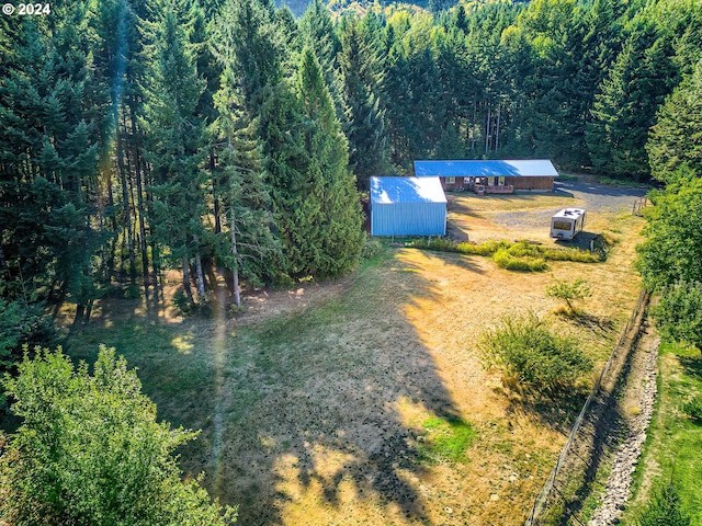 42 Fellers Rd, Carson, WA 98610 - aerial view featuring a view of trees