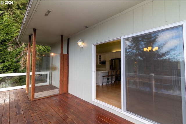 88378 Collard Lake Rd, Florence, OR 97439 - view of deck