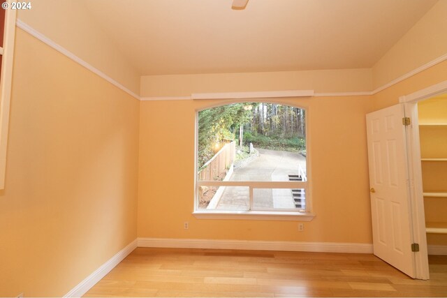 88378 Collard Lake Rd, Florence, OR 97439 - empty room with light wood-style flooring and baseboards