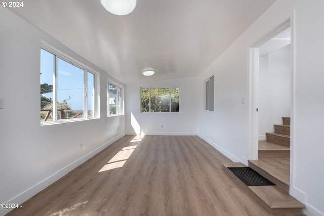 interior space featuring hardwood / wood-style floors