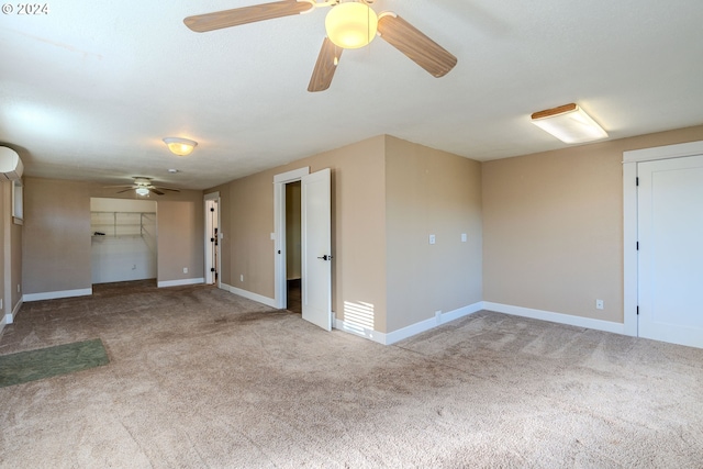 empty room with light carpet