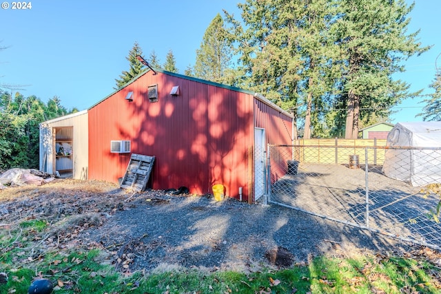 view of outbuilding