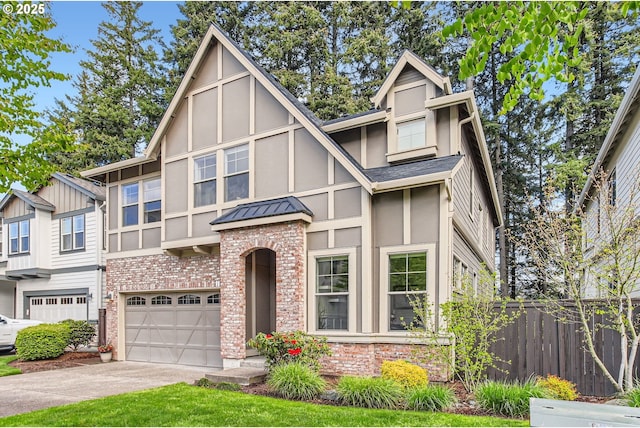 13632 SW 174th Loop, Sherwood, OR 97140 - english style home featuring stucco siding, an attached garage, driveway, and stone siding