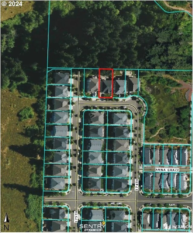 13632 SW 174th Loop, Sherwood, OR 97140 - map / location featuring property parcel outlined