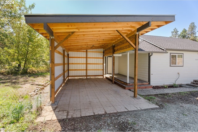 2840 Canyonville Riddle Rd, Riddle, OR 97469 - view of patio / terrace featuring a carport