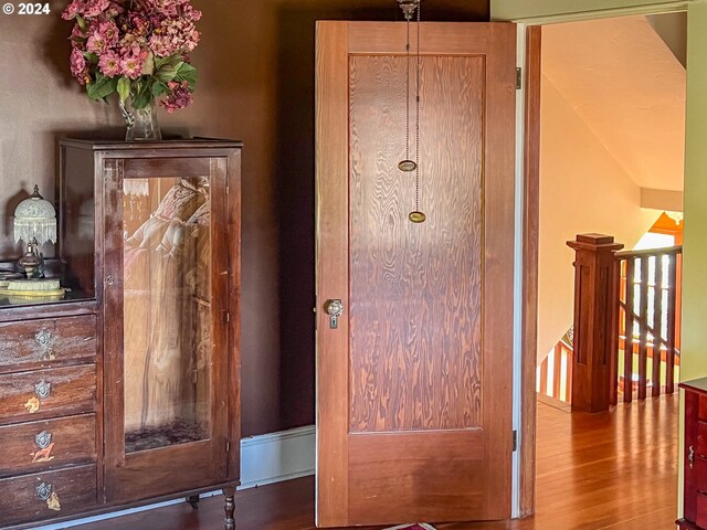 closet with baseboard heating