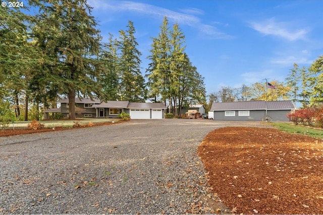 ranch-style house with a garage