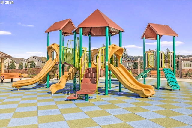 view of play area