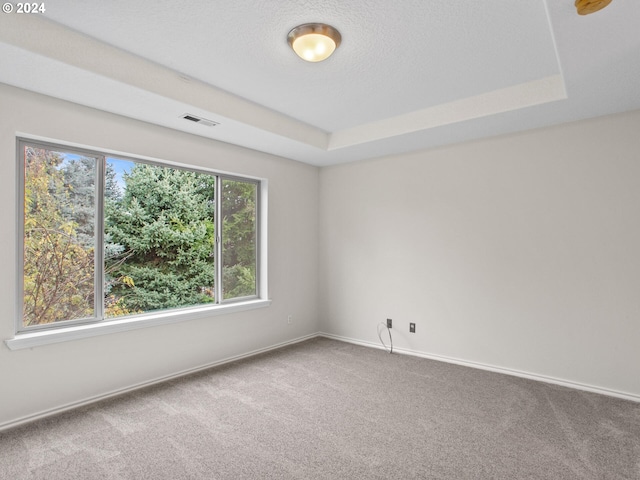 15771 SW Harvester Ln, Sherwood, OR 97140 - spare room featuring carpet, baseboards, and a tray ceiling