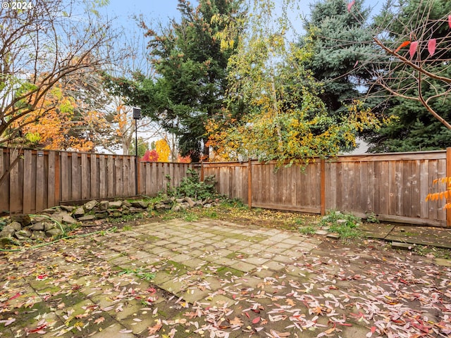 15771 SW Harvester Ln, Sherwood, OR 97140 - fenced backyard with a patio