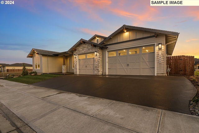 view of craftsman house