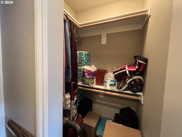 view of closet