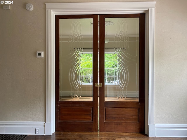 view of doorway to outside