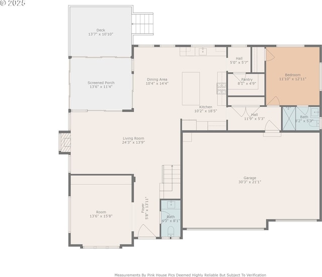 13560 SW Whitworth Ct, Beaverton, OR 97005 - property floor plan