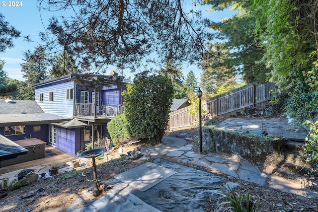 view of home's exterior featuring a patio area