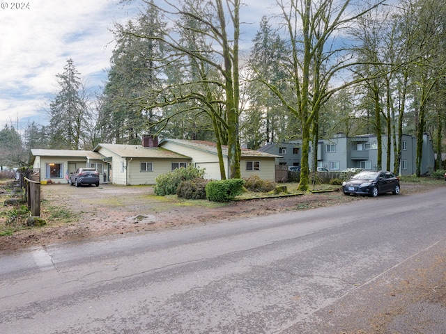 view of front of property