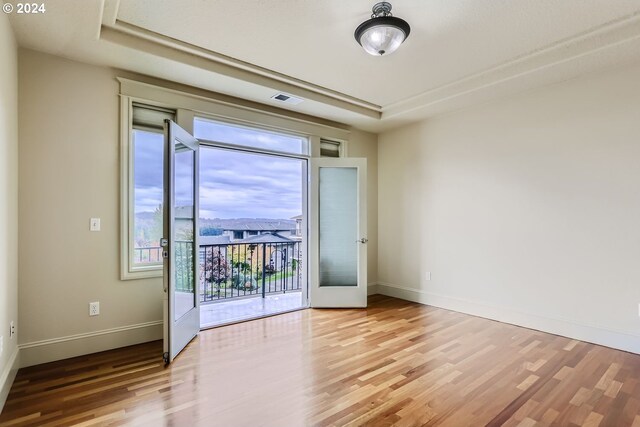 14815 SE Donley Ln, Happy Valley, OR 97086 - spare room featuring wood finished floors and baseboards