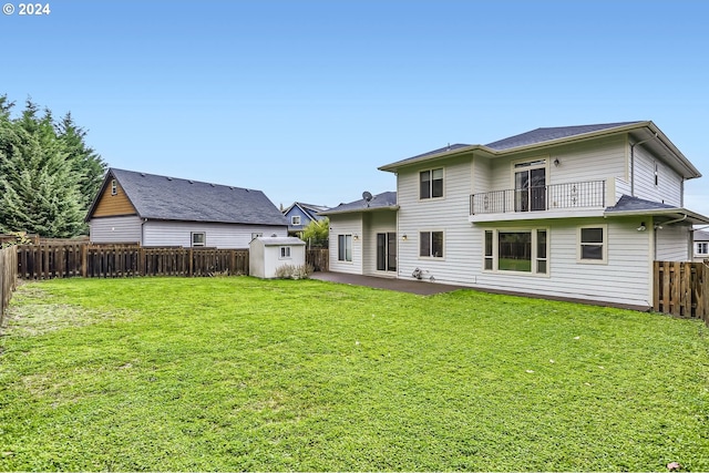 14815 SE Donley Ln, Happy Valley, OR 97086 - back of house featuring a balcony and a patio