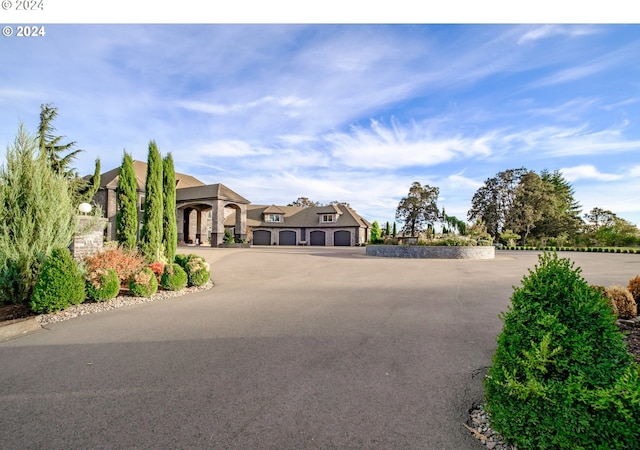 view of asphalt driveway