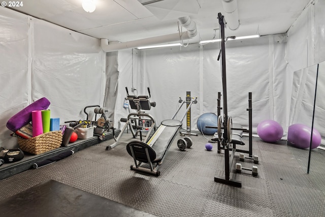 view of workout room