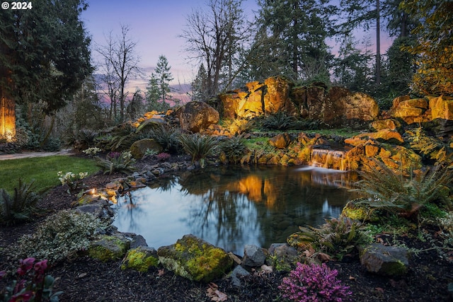 view of water feature