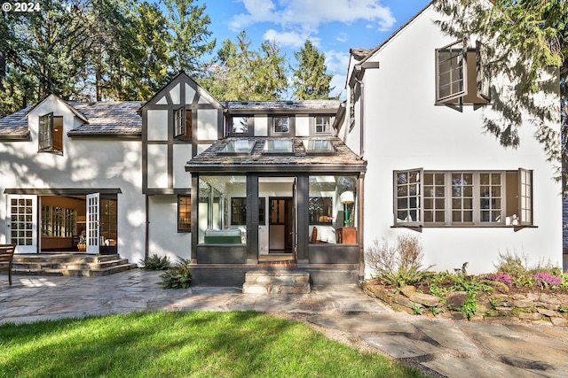 view of front of house featuring french doors